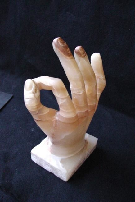 Sculpture titled "hand" by Facundo Lucero, Original Artwork