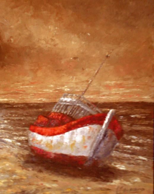 Pittura intitolato "ABANDONO" da Maria Lidia Fallabrino Meneghetti, Opera d'arte originale