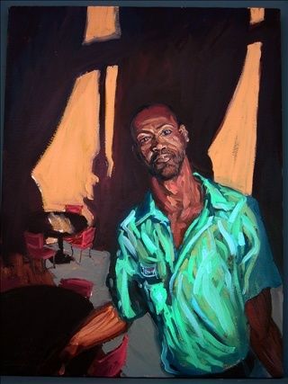 Painting titled "Henry" by Floyd Alsbach, Original Artwork