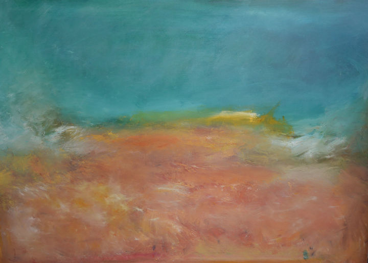 Malerei mit dem Titel "Sylt" von R. Fancher Brinkmann, Original-Kunstwerk, Acryl