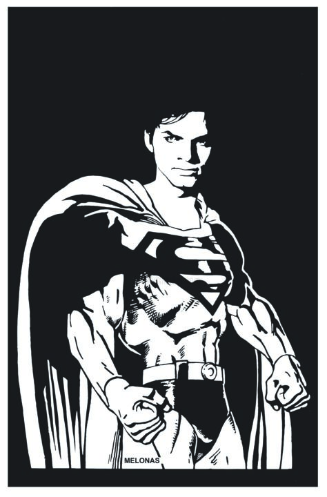 Digital Arts titled "Kryptonian" by Peter Melonas, Original Artwork, Digital Print