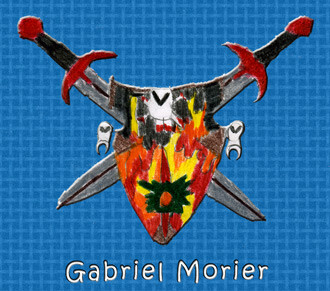 Dessin intitulée "Gabriel Morier," par Fanie Lefebvre (Multicol'Art), Œuvre d'art originale