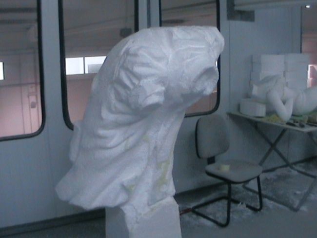 Escultura titulada "busto de medico par…" por Fanny Vieira, Obra de arte original