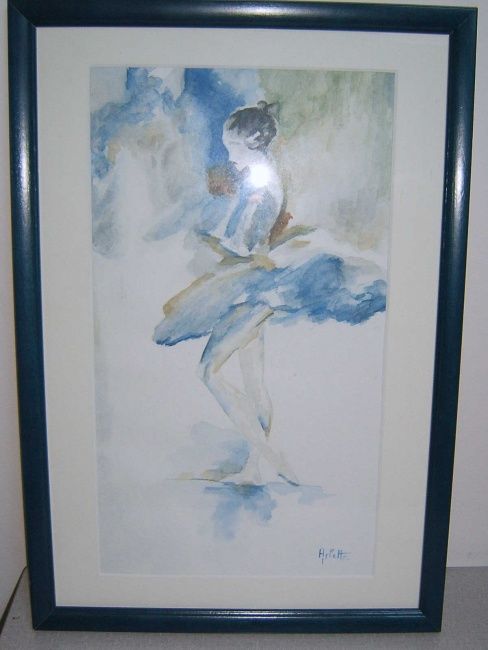 Pittura intitolato "danseuse" da Arlette Faure, Opera d'arte originale, Olio