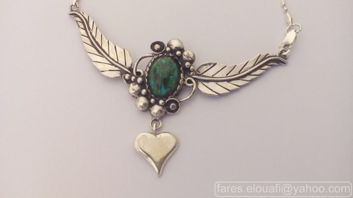 "Charm silver neckla…" başlıklı Artcraft Fares El Ouafi tarafından, Orijinal sanat, Takı