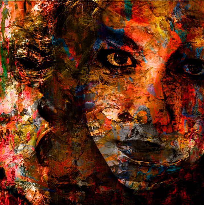 Digital Arts titled "ASCERTAIN" by Faruk Soyarat, Original Artwork, Digital Painting