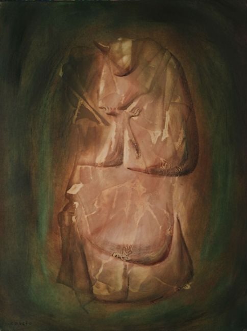 Pintura titulada "Minotauro" por Federico Farah, Obra de arte original