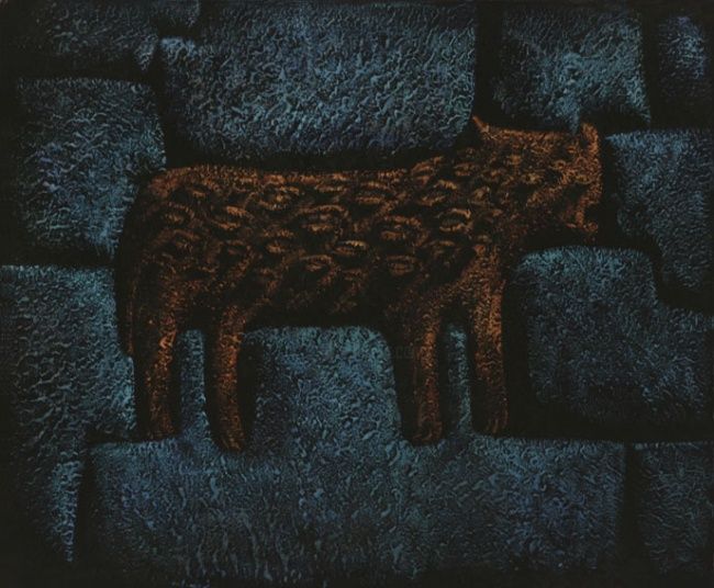 Pintura titulada "El puma" por Federico Farah, Obra de arte original