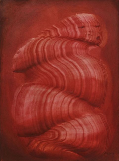Painting titled "Dentro de mi corazón" by Federico Farah, Original Artwork