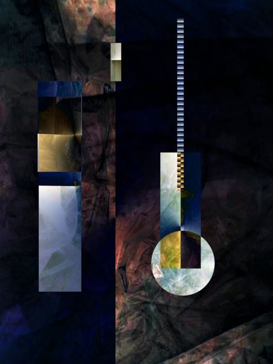 Digitale Kunst mit dem Titel "SERENADE 2" von Fathi Nasri, Original-Kunstwerk, Digitale Malerei