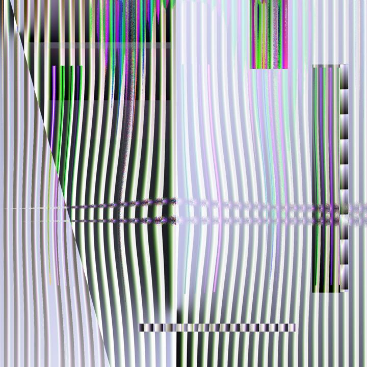 Digitale Kunst mit dem Titel "CRESCENDO" von Fathi Nasri, Original-Kunstwerk, Digitale Malerei