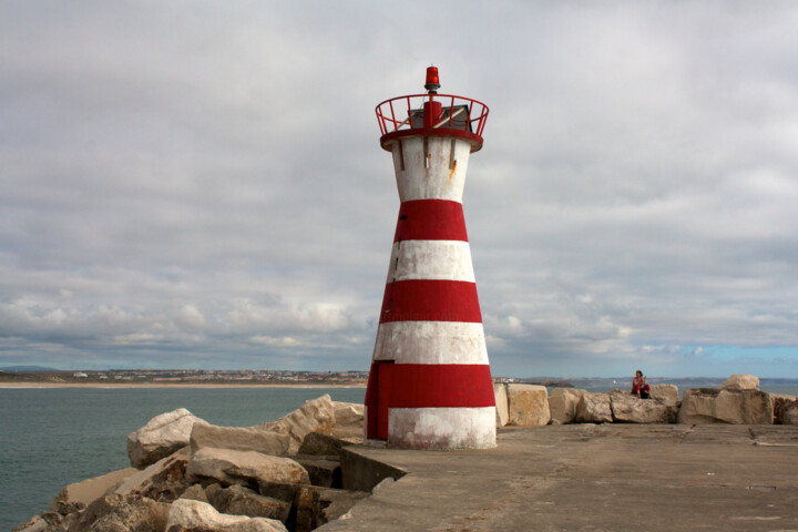Photography titled "Lighthouse in Penic…" by Fatima Fernandes, Original Artwork, Digital Photography