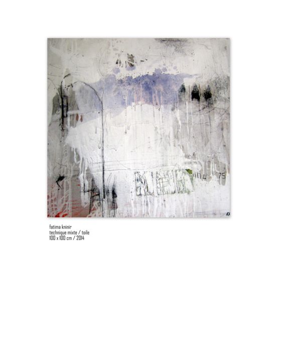 Peinture intitulée "143-095.jpg" par Fatima Kninir, Œuvre d'art originale,