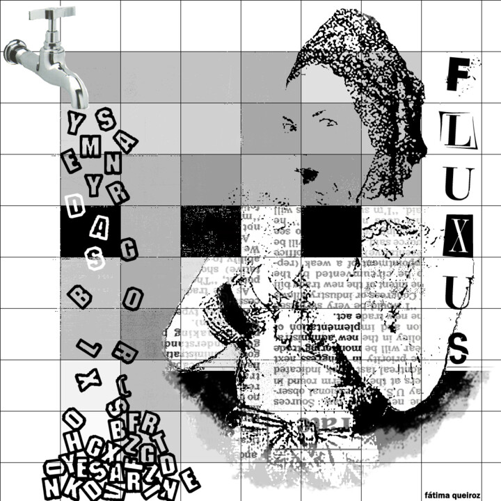 Grafika cyfrowa / sztuka generowana cyfrowo zatytułowany „fluxus miranda” autorstwa Fátima Queiroz, Oryginalna praca