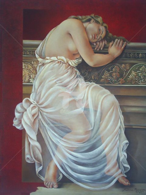 Pintura intitulada "Devaneios -Série" por Fatima Marques, Obras de arte originais, Outro