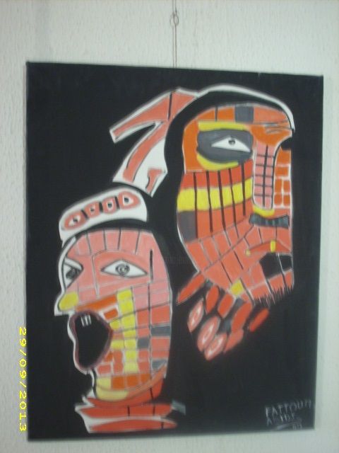 Peinture intitulée "dsci0958.jpg" par Fattoum Abidi, Œuvre d'art originale, Huile