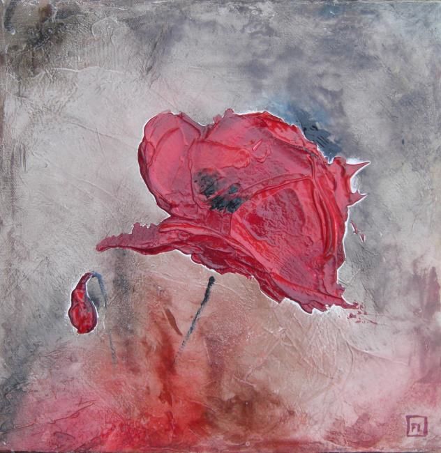 Peinture intitulée "l ete 3" par Favrin-Lomero, Œuvre d'art originale,