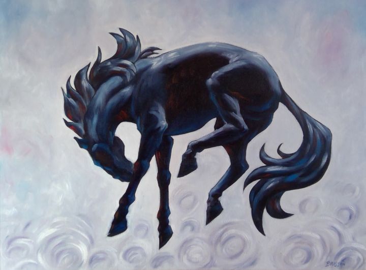 Painting titled "win-20171210-13-59-…" by François Brisson, Original Art, Oil