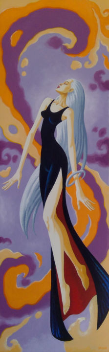 Painting titled "volupte.jpg" by François Brisson, Original Art, Oil