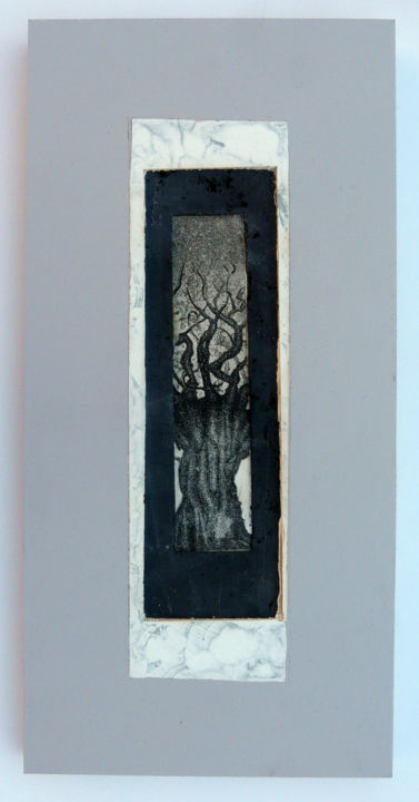 Obrazy i ryciny zatytułowany „arbre 2 plâtre” autorstwa François Crinel, Oryginalna praca, Rytownictwo