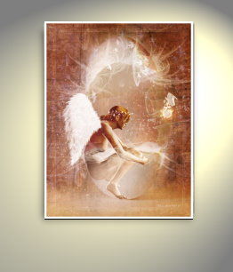 Artes digitais intitulada "Angel" por Fabienne Botte " Febee", Obras de arte originais, Pintura digital