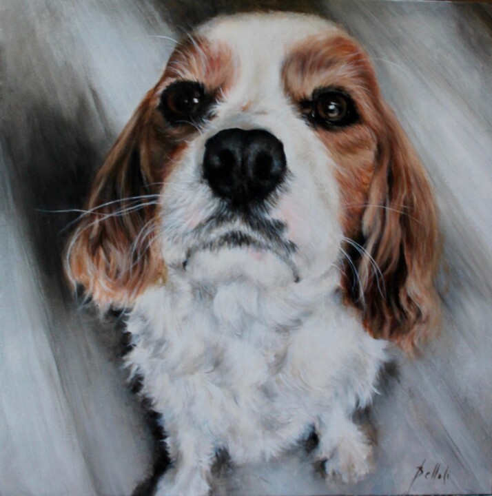 Pintura intitulada "Alfie" por Federica Belloli, Obras de arte originais, Acrílico