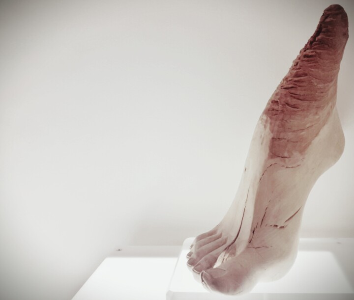 Skulptur mit dem Titel "TACCO 12" von Federica Ripani (White Art Lab), Original-Kunstwerk, Holz