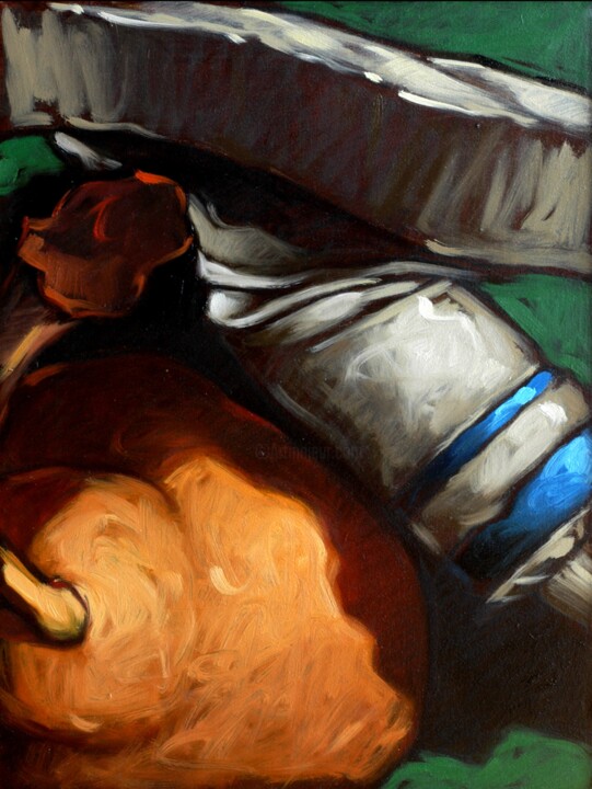 Картина под названием "Composizione IX" - Federico Pisciotta, Подлинное произведение искусства, Масло Установлен на Деревянн…