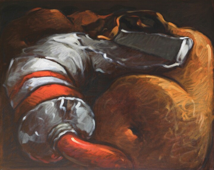 Pintura titulada "composizione XVII" por Federico Pisciotta, Obra de arte original, Oleo Montado en Bastidor de camilla de m…