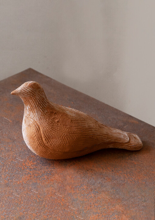 Peinture intitulée "Uccello" par Federico Womb, Œuvre d'art originale, Terre cuite