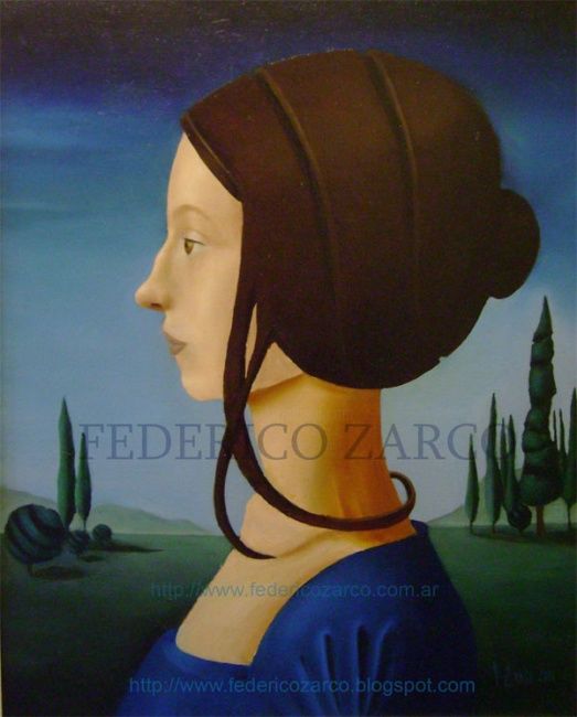 Pintura titulada "Rebecca" por Zarco, Obra de arte original, Oleo