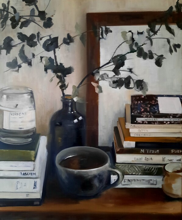 Pintura titulada "TEA TIME" por Federika Di Maggio, Obra de arte original, Oleo Montado en Bastidor de camilla de madera