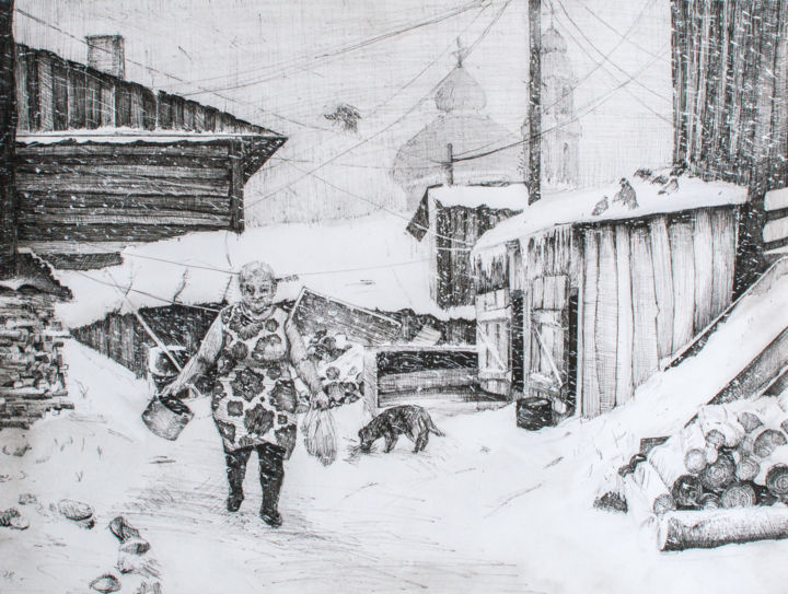 Картина под названием "10" - Евгений Федористов, Подлинное произведение искусства