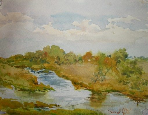 Картина под названием "Осень" - Fedor, Подлинное произведение искусства