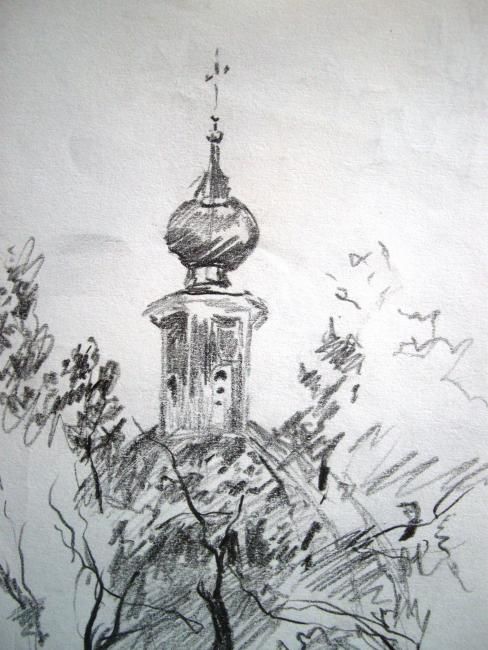 Drawing titled "Храм Святителя Нико…" by Fedor, Original Artwork, Other