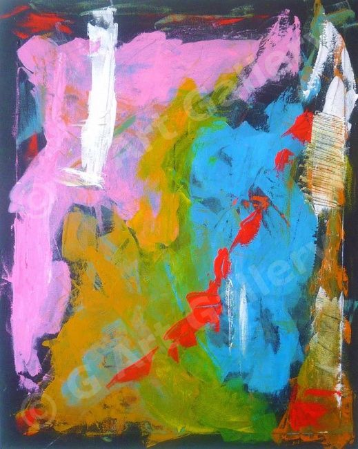 Painting titled "ABSTRACTION 7" by Fg, Original Artwork, Oil