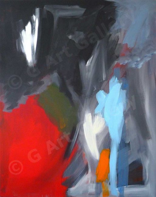 Painting titled "ABSTRACTION 11" by Fg, Original Artwork, Oil