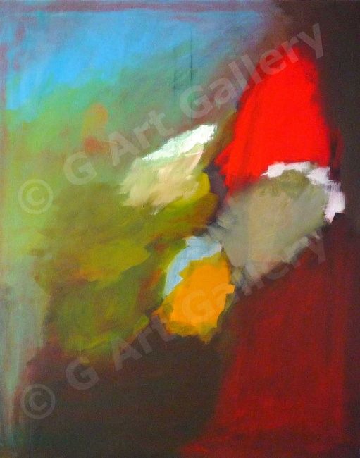 Painting titled "ABSTRACTION 16" by Fg, Original Artwork, Oil