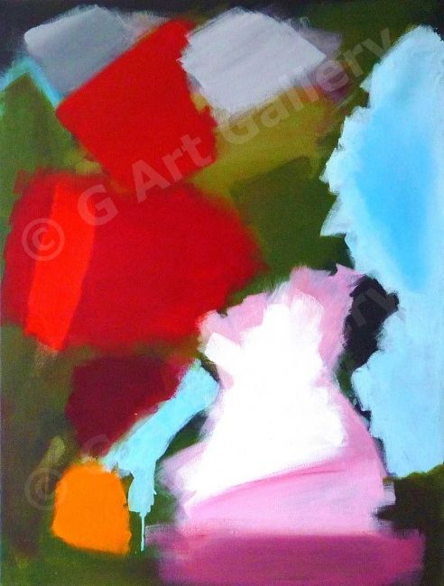 Painting titled "ABSTRACTION 15" by Fg, Original Artwork, Oil