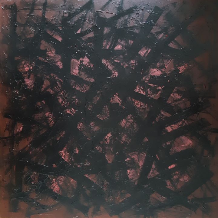 Pintura intitulada "Disorder" por Felipe Borges, Obras de arte originais, Acrílico Montado em Outro painel rígido