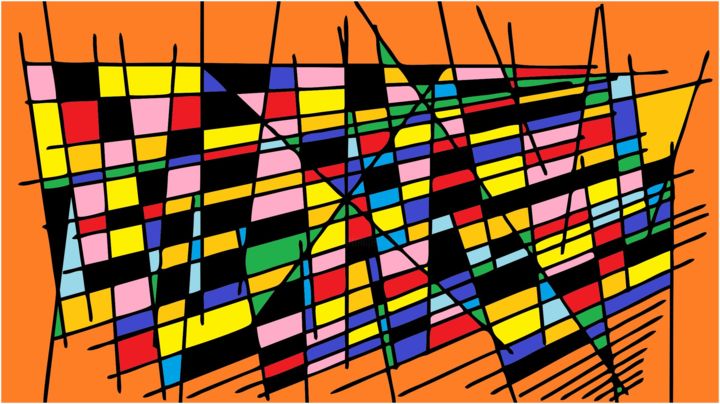 Artes digitais intitulada "ART 146" por Felipe De Vicente, Obras de arte originais, Trabalho Digital 2D