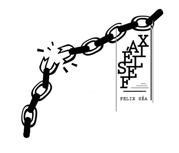 Arts numériques intitulée ""Chain Breaking" -…" par Felix Séa, Œuvre d'art originale