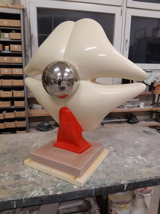 Sculpture intitulée "Anonymous anonyme" par Félix Gagliardi, Œuvre d'art originale, Résine