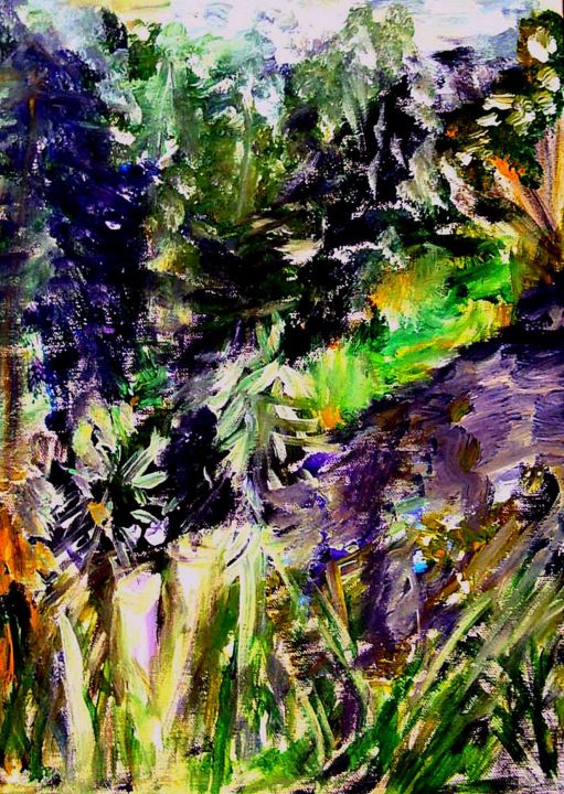 Картина под названием "Начало лета." - Irina Dubinina, Подлинное произведение искусства, Другой