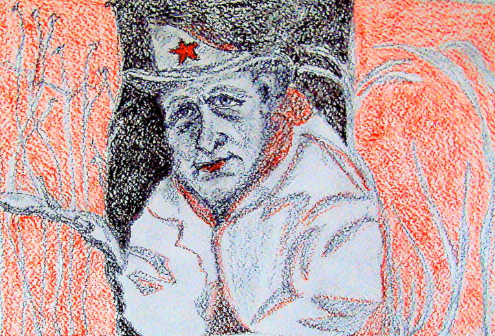 Drawing titled "Любимая шляпа." by Irina Dubinina, Original Artwork, Other