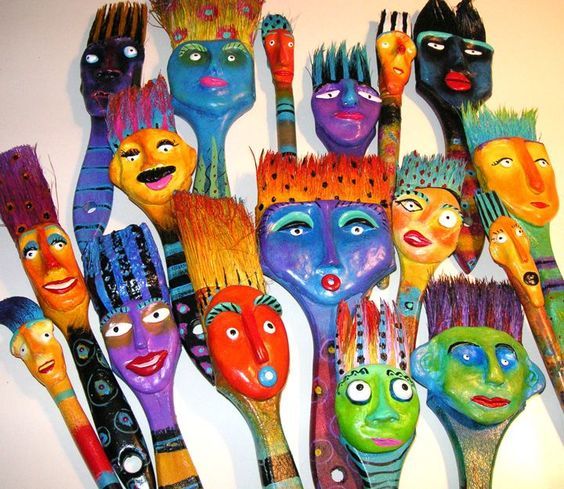 Pintura titulada "brochas.jpg" por Eliana Fernanda Ardila Bonilla, Obra de arte original,