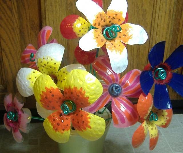 Pintura titulada "flores.jpg" por Eliana Fernanda Ardila Bonilla, Obra de arte original,