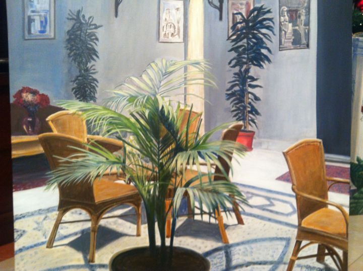 Peinture intitulée "img-2079.jpg hotel…" par Fer Romero, Œuvre d'art originale, Acrylique
