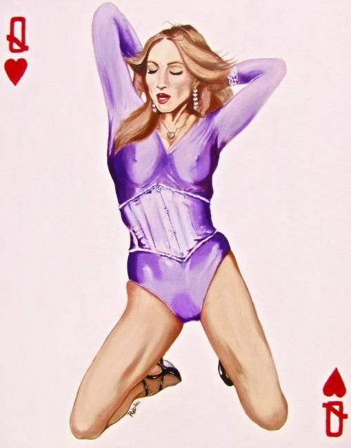 Peinture intitulée "Madonna the Queen o…" par Polo, Œuvre d'art originale, Huile