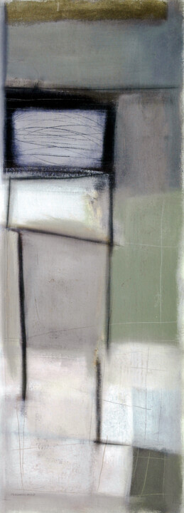 Schilderij getiteld "Abstract 1" door Ferigoli, Origineel Kunstwerk, Acryl Gemonteerd op Frame voor houten brancard